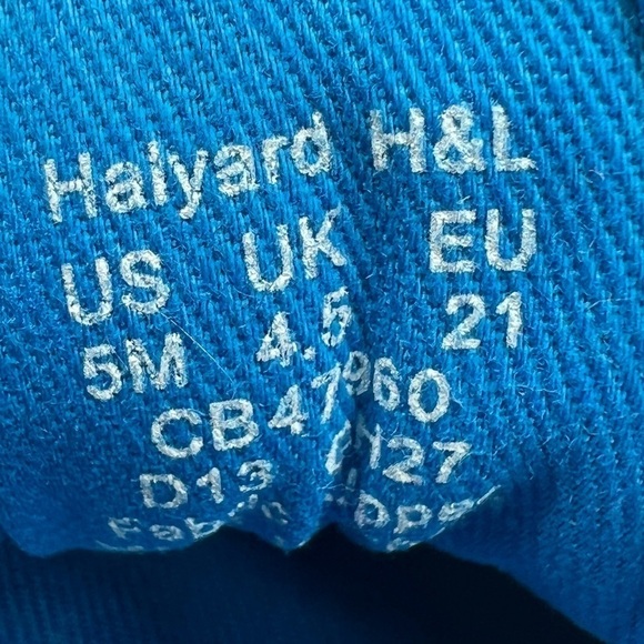 Sperry Top Sider Gray Blue Halyard H&L Boat Shoe Sneakers Size 5 Toddler - Picture 2 of 8